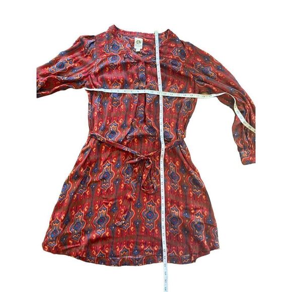 Anthropologie TINY Rosemary Tunic Red Motif Dress NWT sz XS - Picture 5 of 9
